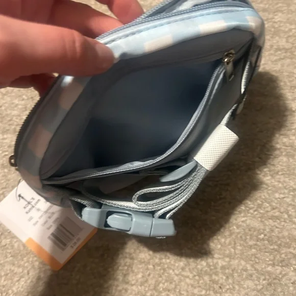 Disney Light Blue Checkered Winnie the Pooh Women’s Belt Bag - Picture 6 of 10